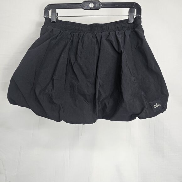 Alo Bubble Tennis Skort Black Women's Size Medium - Picture 2 of 6